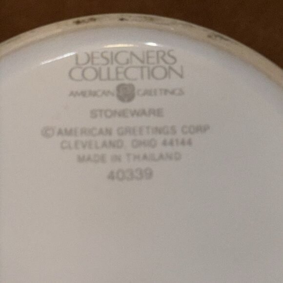 Bestest Grandpa Stoneware Coffee Mug 4" Tall Made In Thailand - Picture 3 of 6